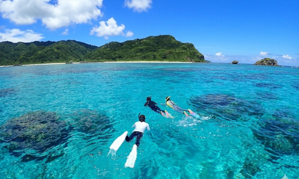 船浮 シュノーケリング